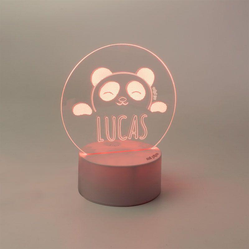 Lampara Personalizada Infantil Panda - Nanetes #